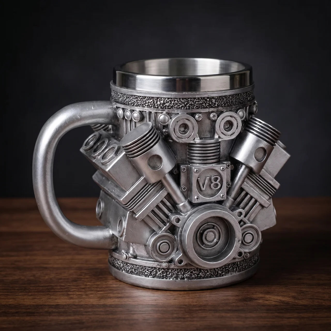 Handmade V8 Engine Mugs