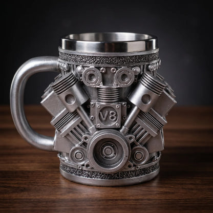 Handmade V8 Engine Mugs